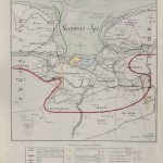 Een kaart van de Lauwerszee uit 18813